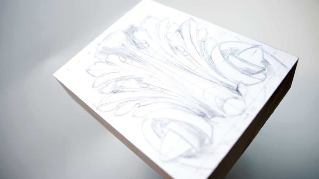 Drawing download- Carving Roman Acanthus