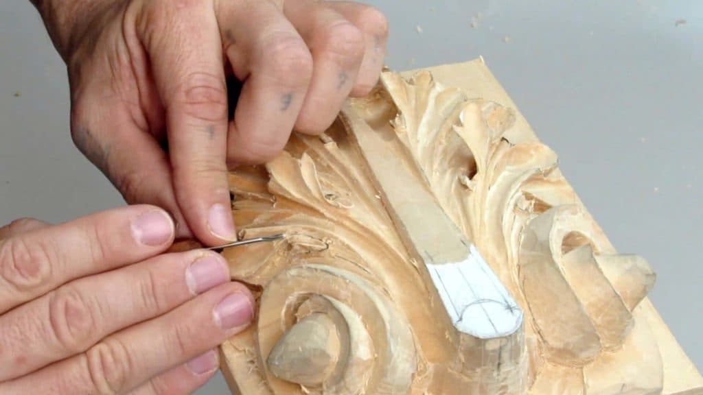 Carving Roman Acanthus 13