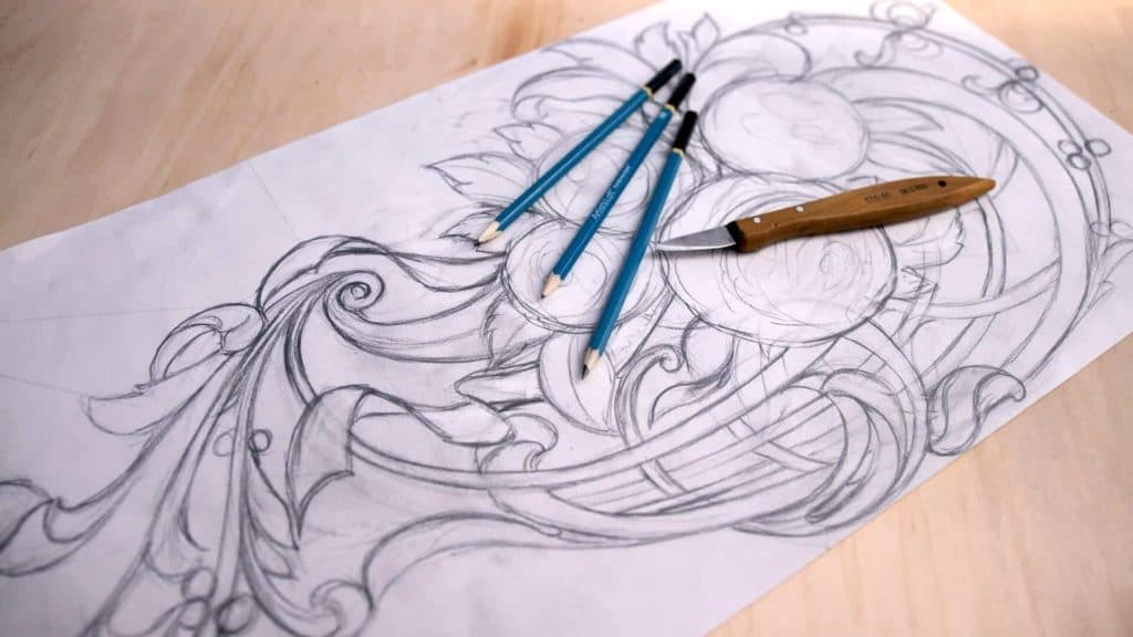 Carving Hashemi Flowers Pattern
