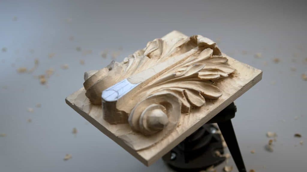 Carving Roman Acanthus 10