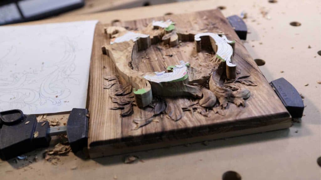 Carving Lily Box 4 – Carving 2nd Layer