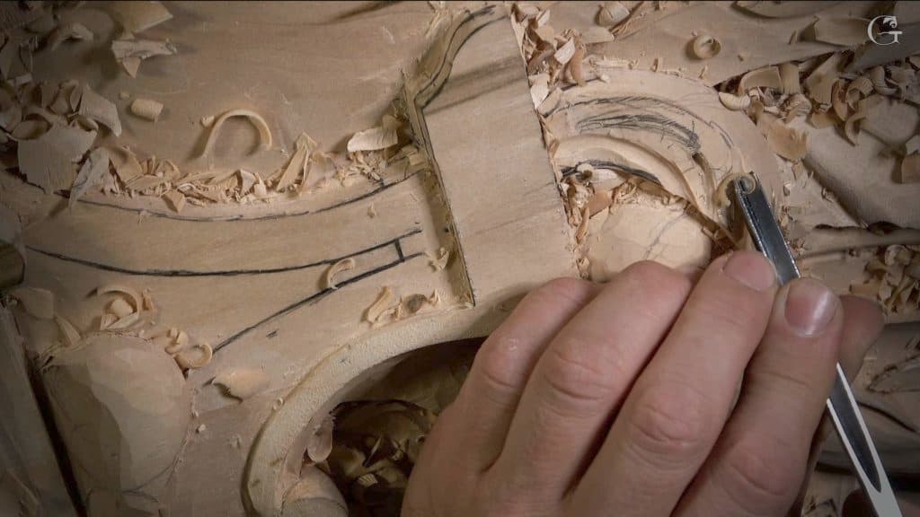 Carving Authentic Venice 15th-century room 152