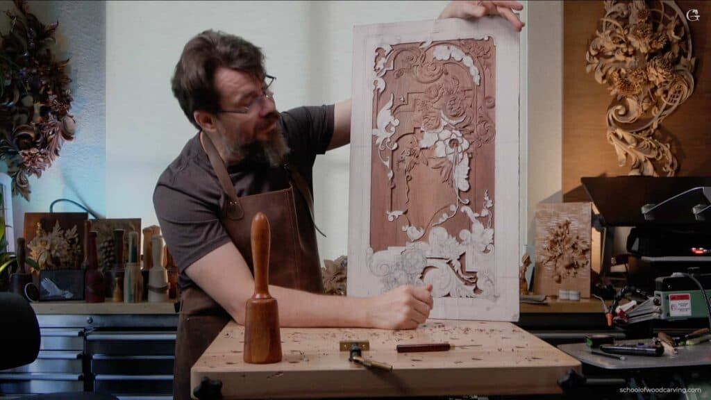 Carving Furniture Panel 31