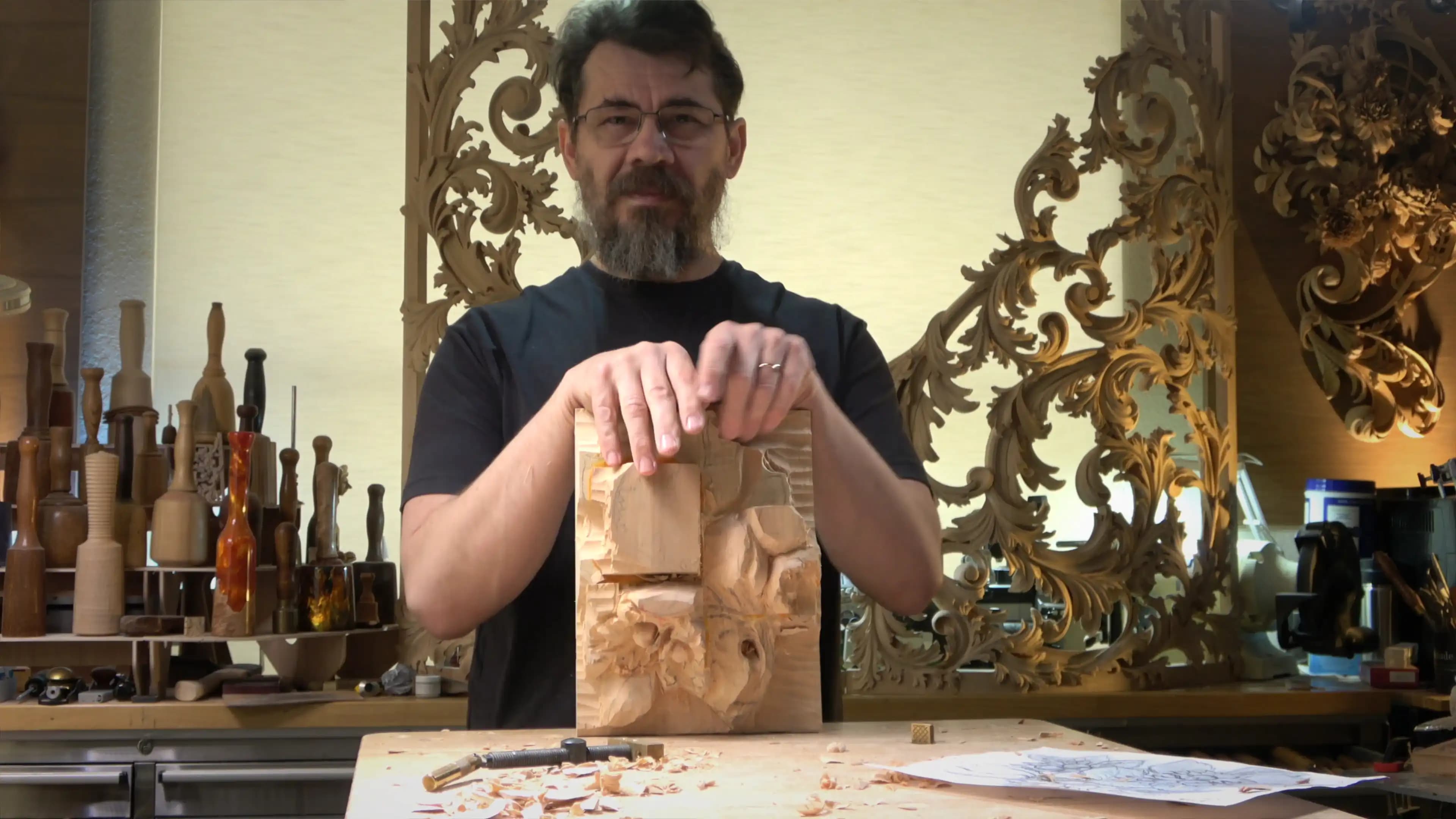 Carving Hazelnuts 4