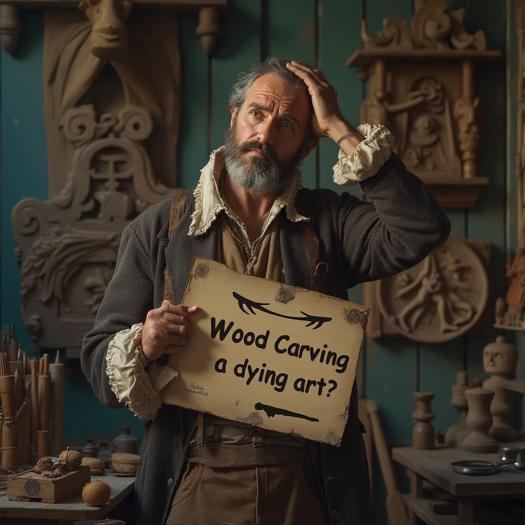 Why is wood carving dying art?