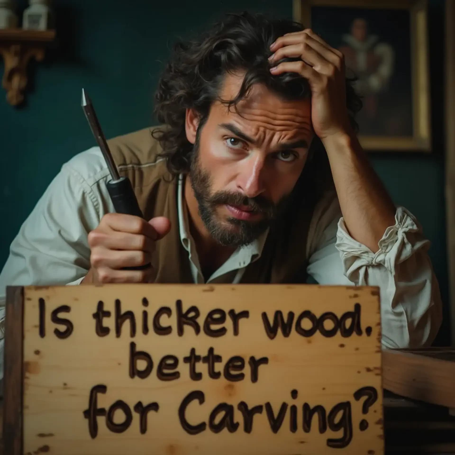 Is thicker wood better for Carving?