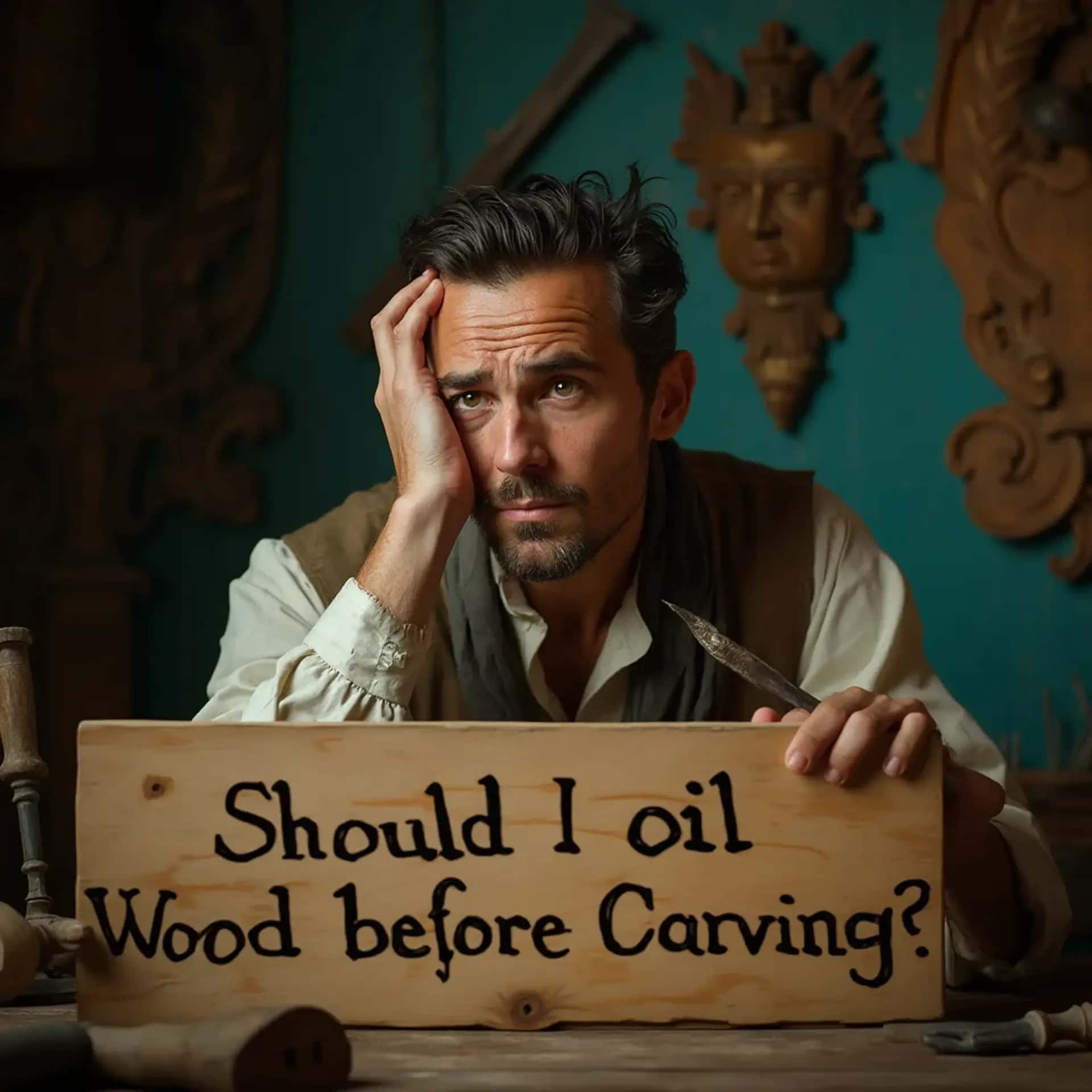 Should I oil Wood before Carving?