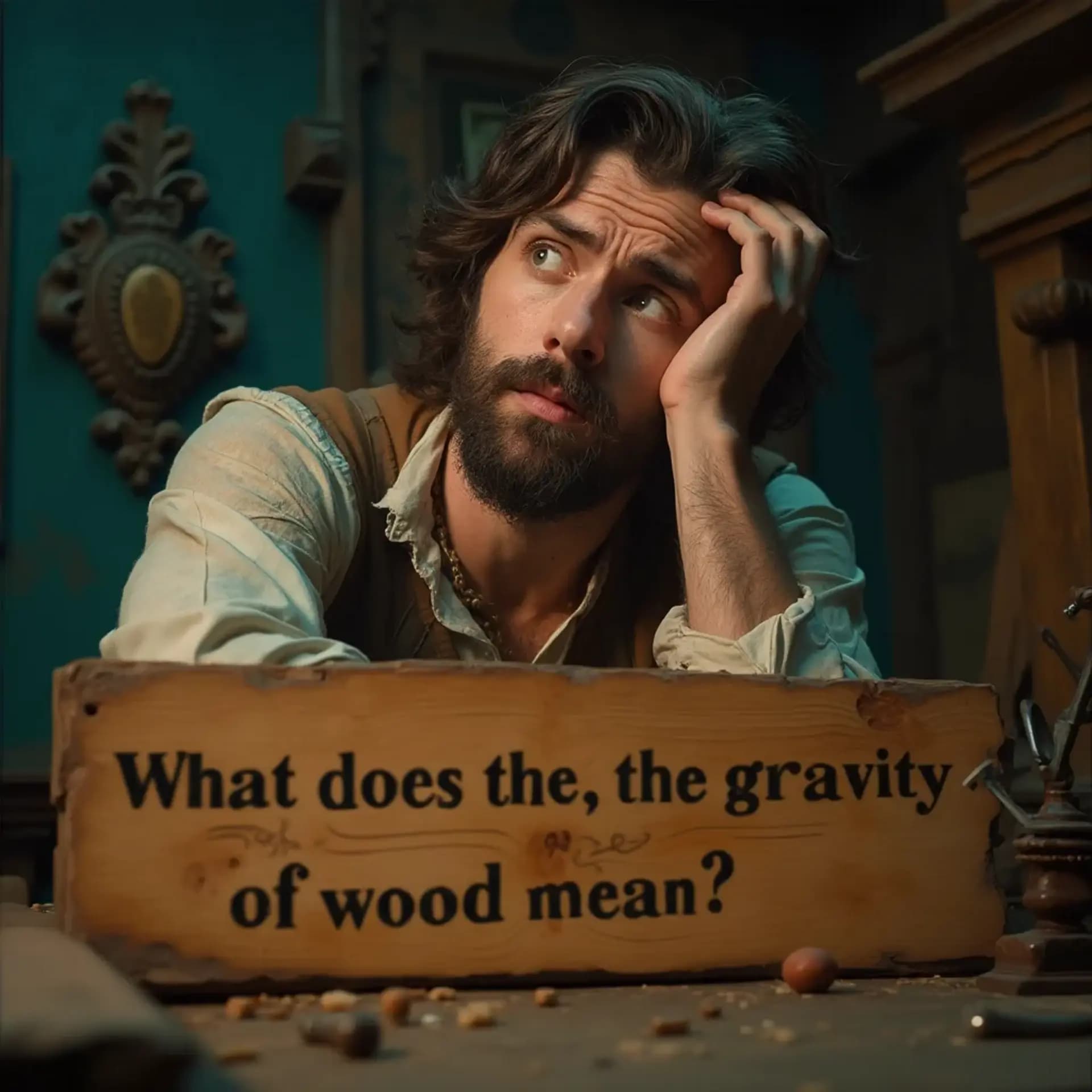 What does the gravity of wood mean?