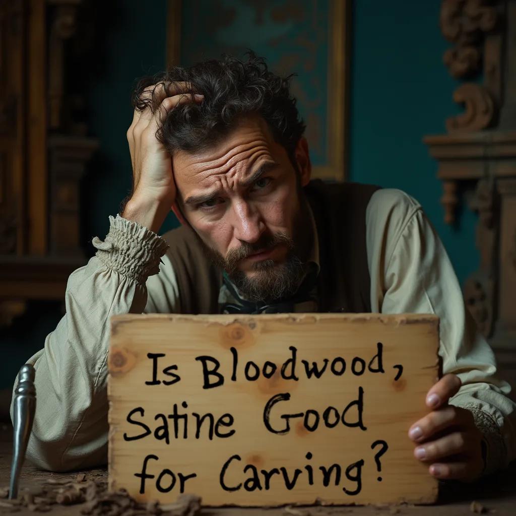 Is Bloodwood, Satine Good for Carving?