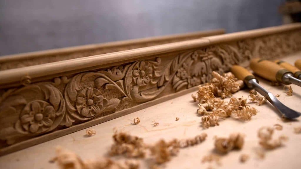 Carving Dining Table Apron