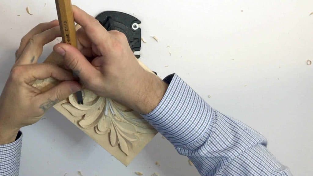Carving Greek Acanthus Leaf 7