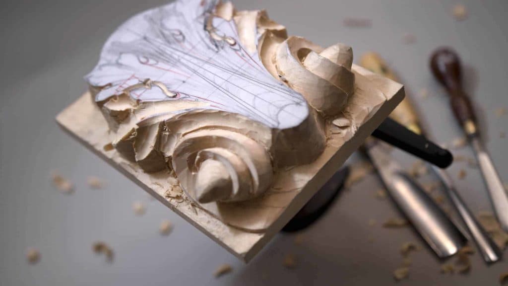 Carving Roman Acanthus 3