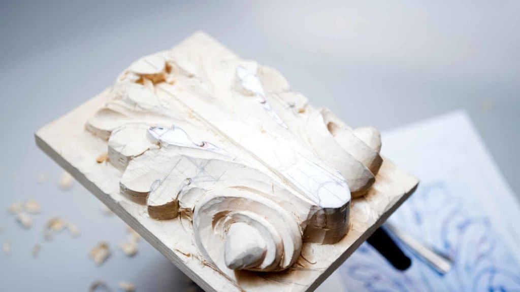 Carving Roman Acanthus 5