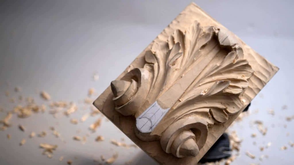 Carving Roman Acanthus 8