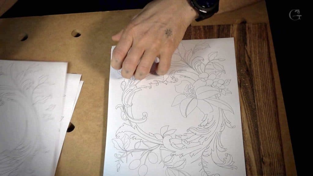 Carving Lily Box 1 – Scroll Saw