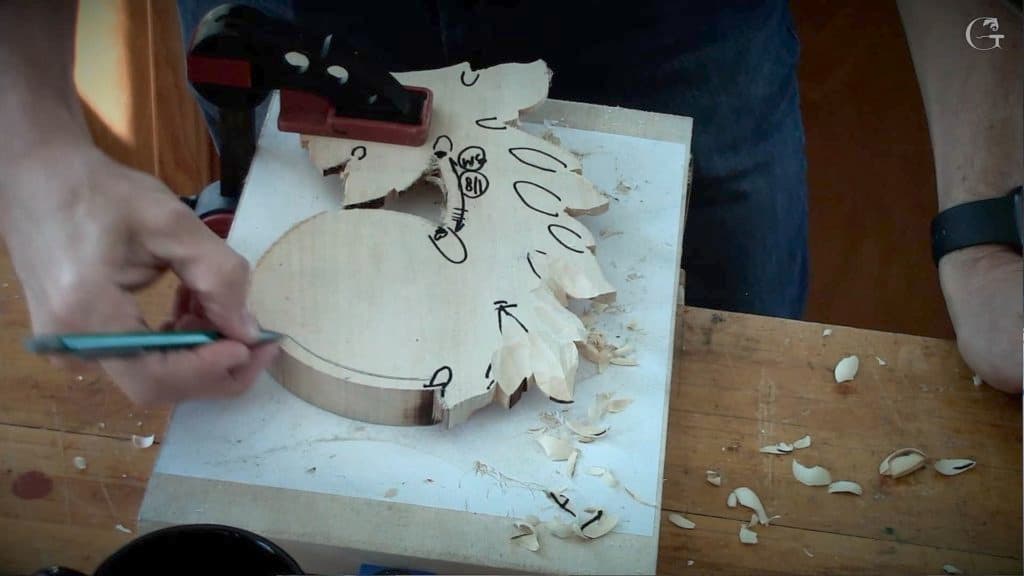 Carving Byzantine Acanthus Leaf 5