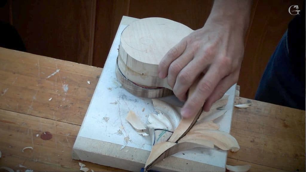 Carving Byzantine Acanthus Leaf 6