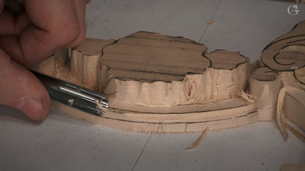Carving Floral and Molding for the Panel 2