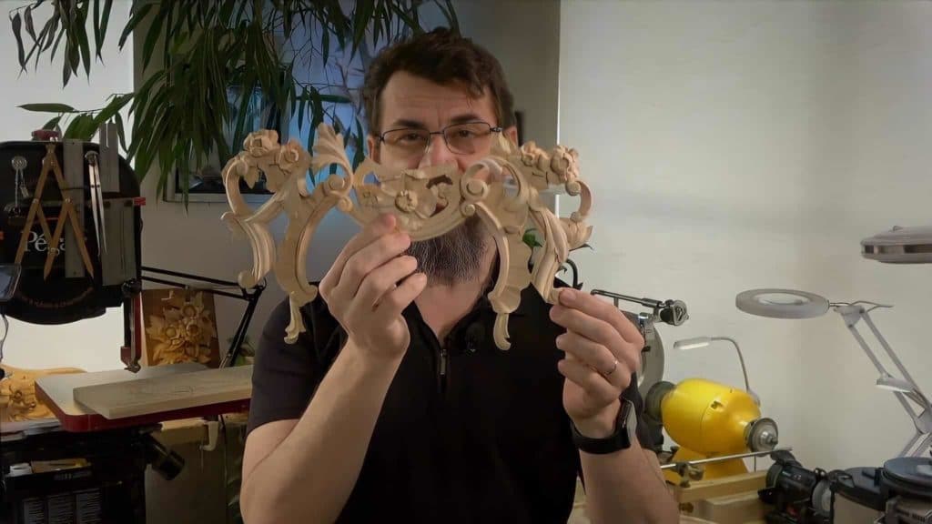 Carving Floral and Molding for the Panel – assessment
