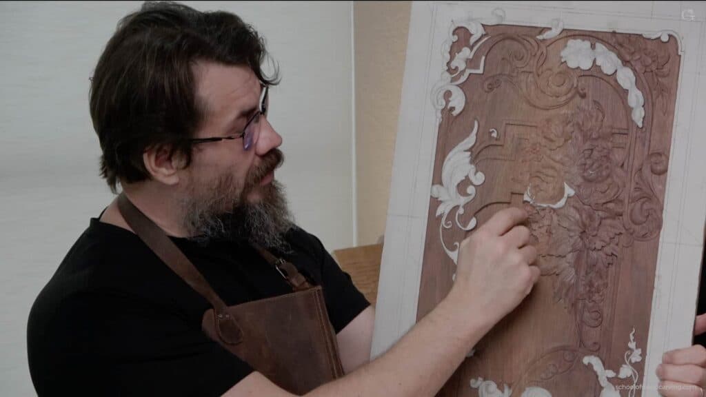 Carving Furniture Panel 34