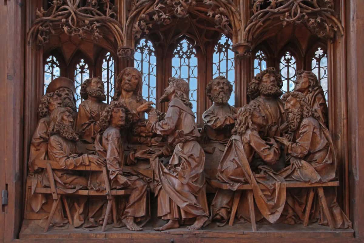 Rothenburg_ob_der_Tauber-Jakobskirche-14-Heiligblutaltar-Riemenschneider-Abendmahl-2013-gje
