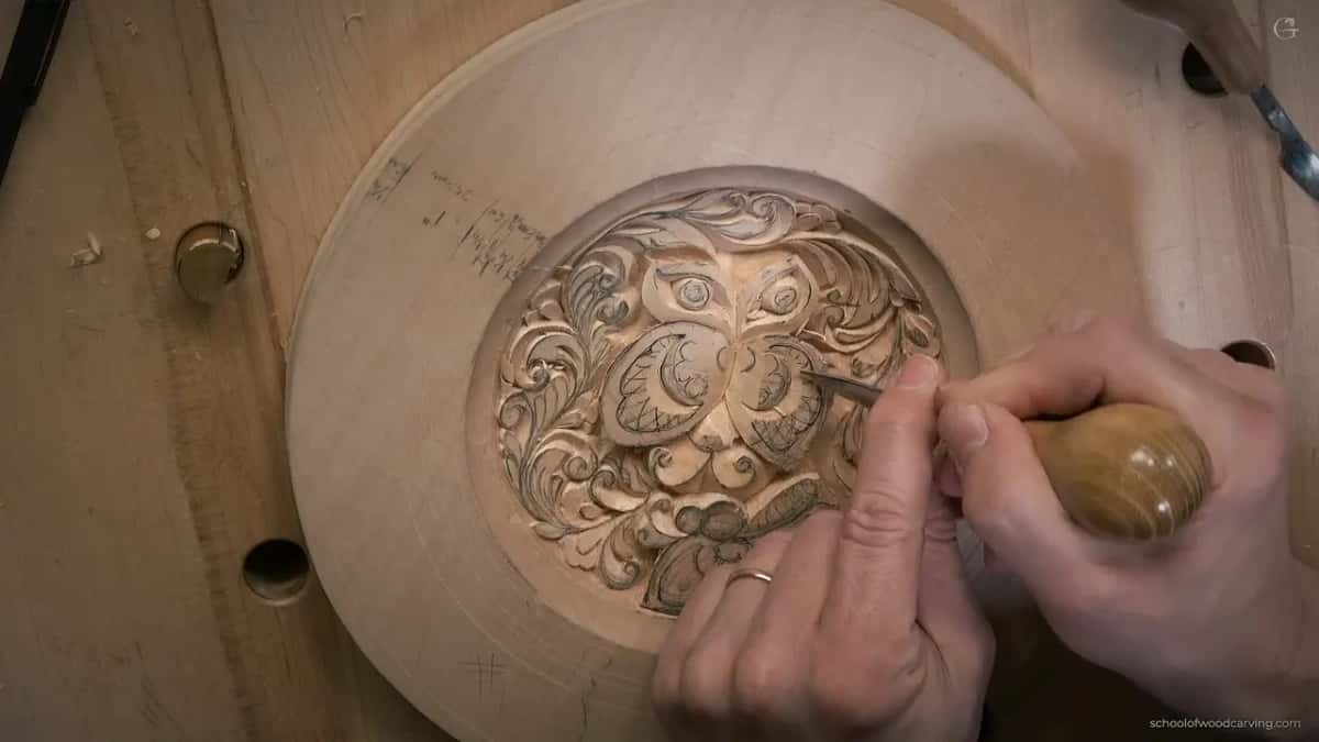 Here the grain reverses, so the tool has to come at it from the other side