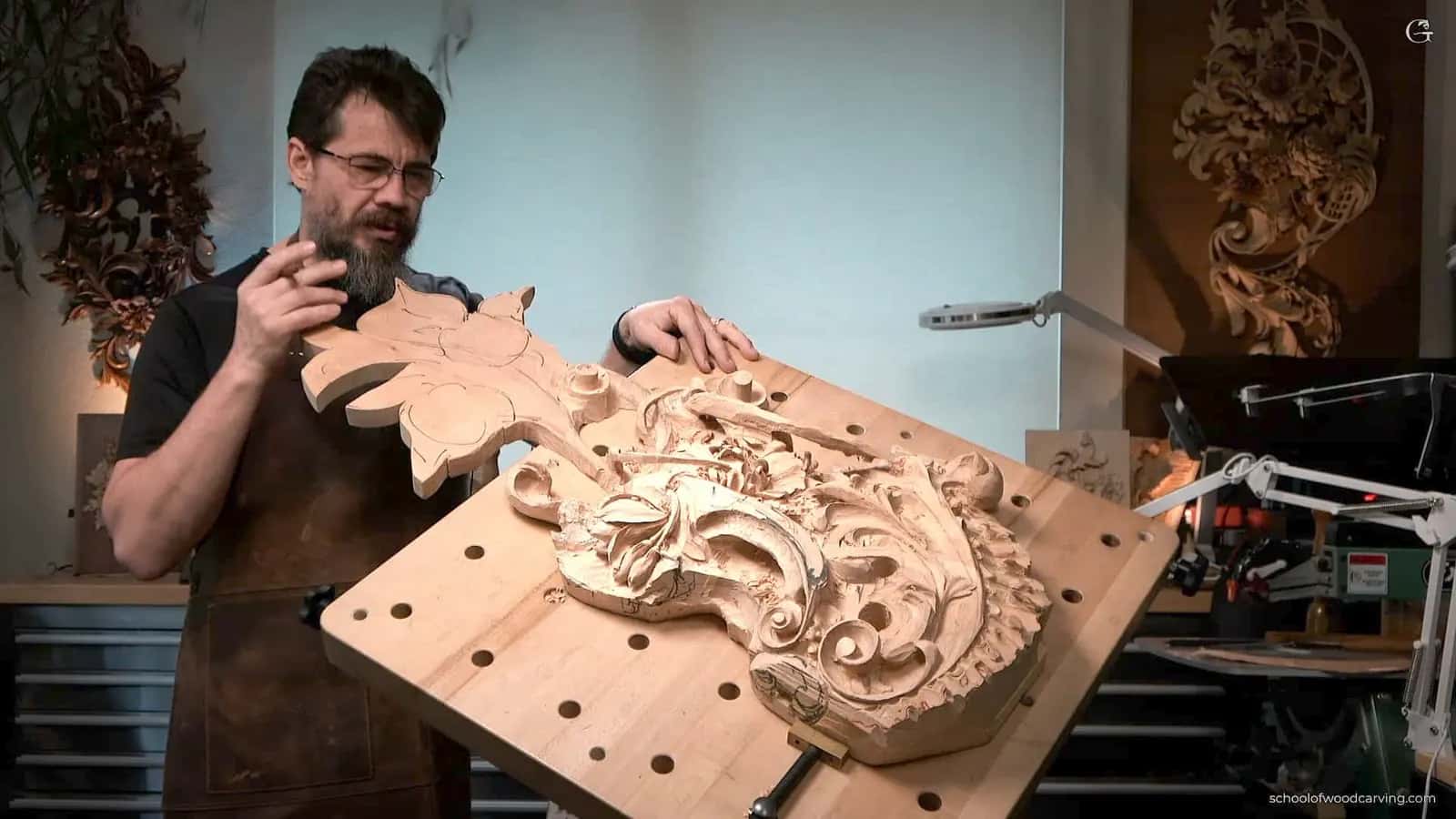 Online wood carving classes, and what a camera can and cannot teach