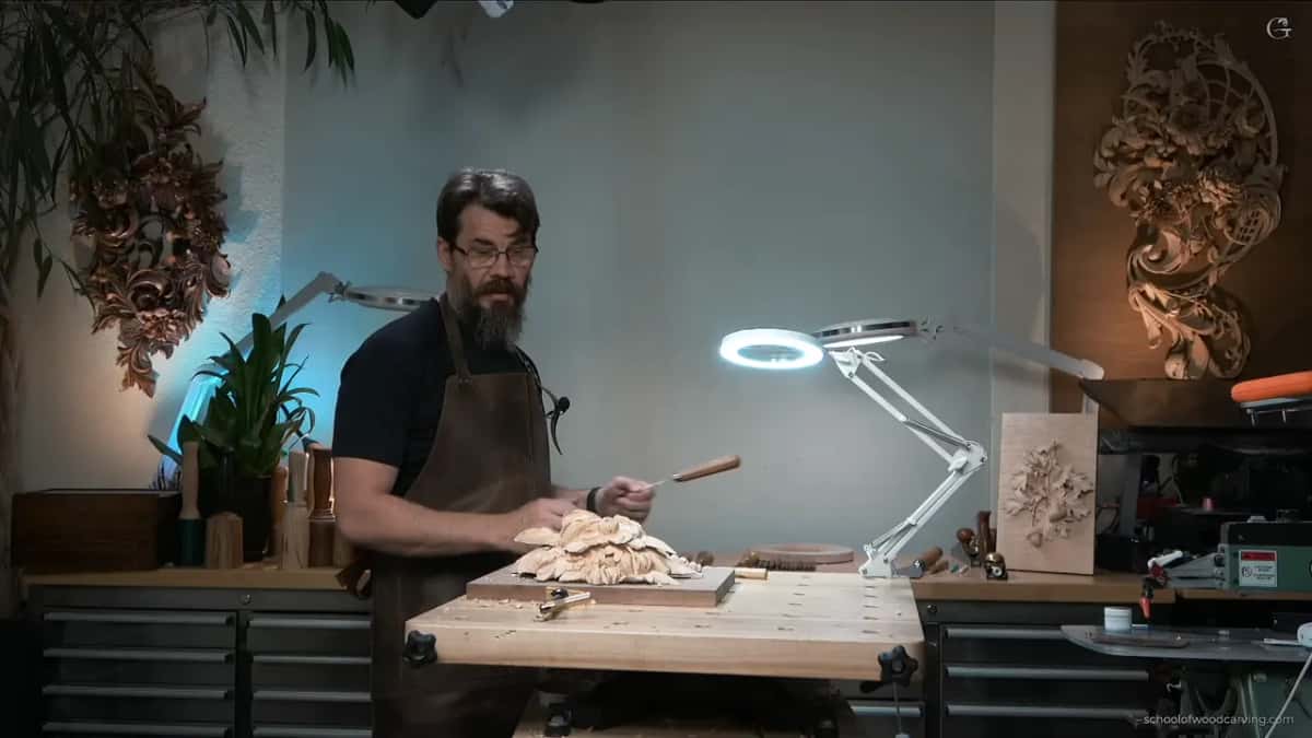 Standing back for a moment with the tool raised