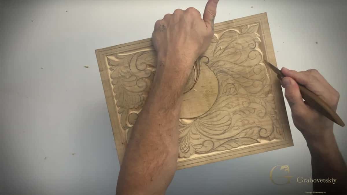 Turning the board in the vice rather than reaching around it.