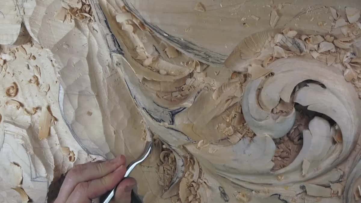 Curved shank.