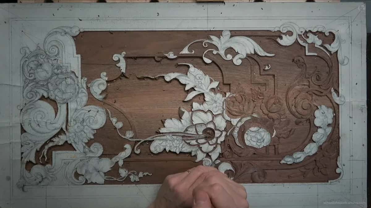 Panel from above, hands below.