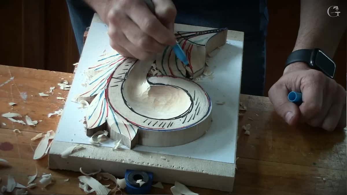 More hollows added in blue