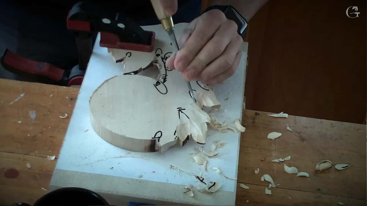 Cutting on at a surface no viewer will ever once set eyes upon in its life