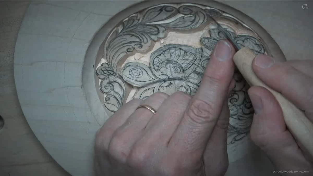 Curl after curl on the upper right