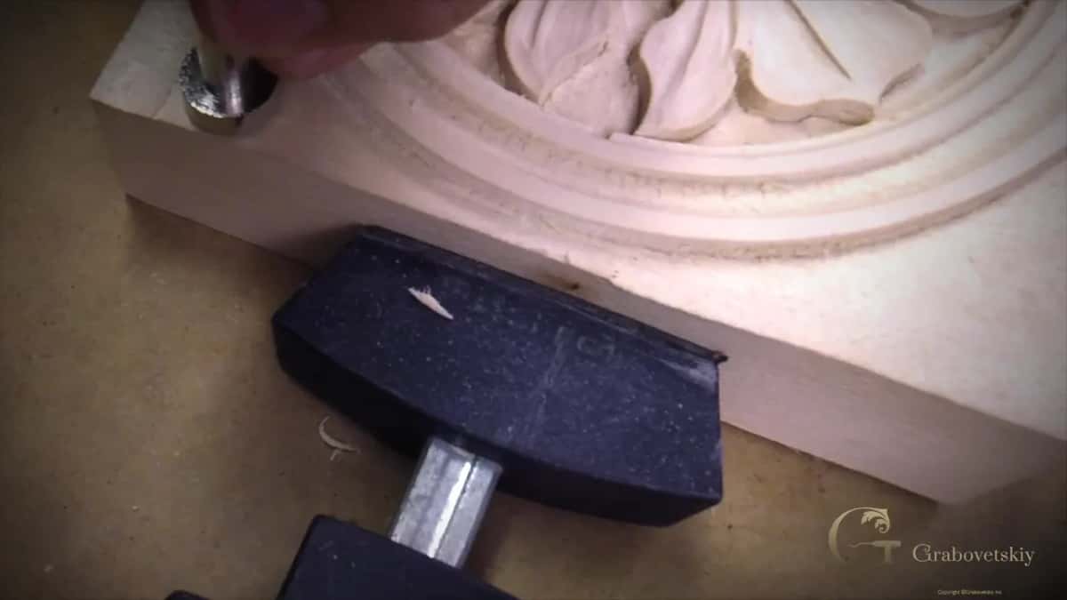 Punch set at an angle