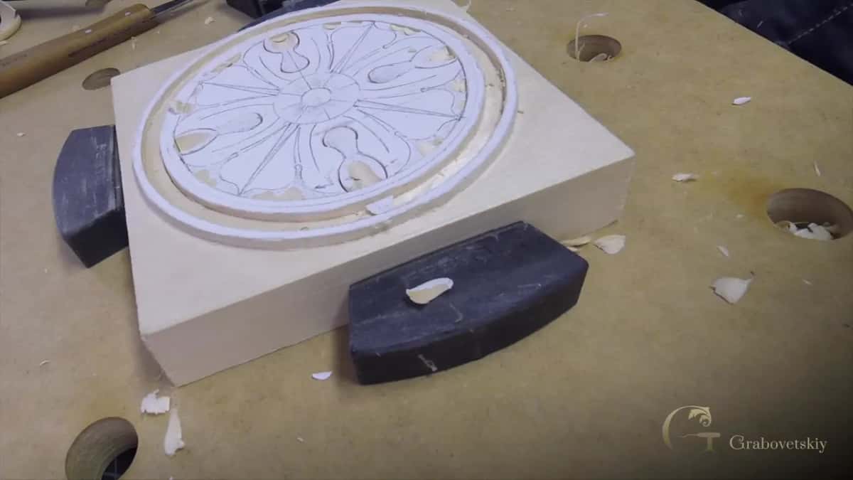 Petals set in and the shapes reading clearly, with one section still to find its tool