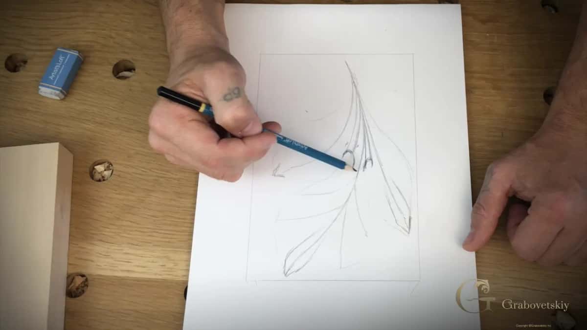 The second and third movements added, and the leaf starting to look like something