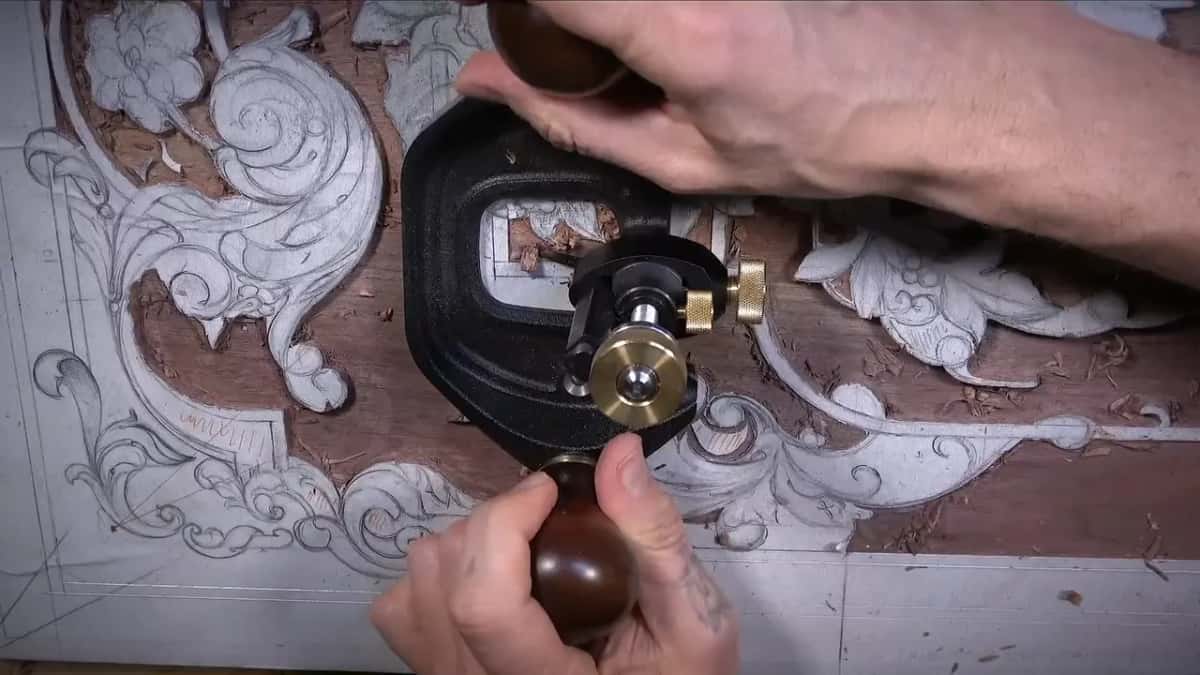 Both hands on the knobs