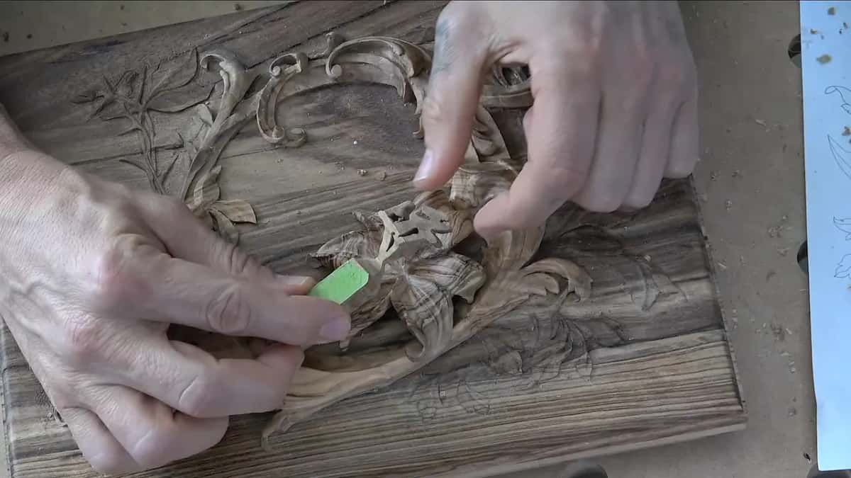 Blank test-fitted into the lily.