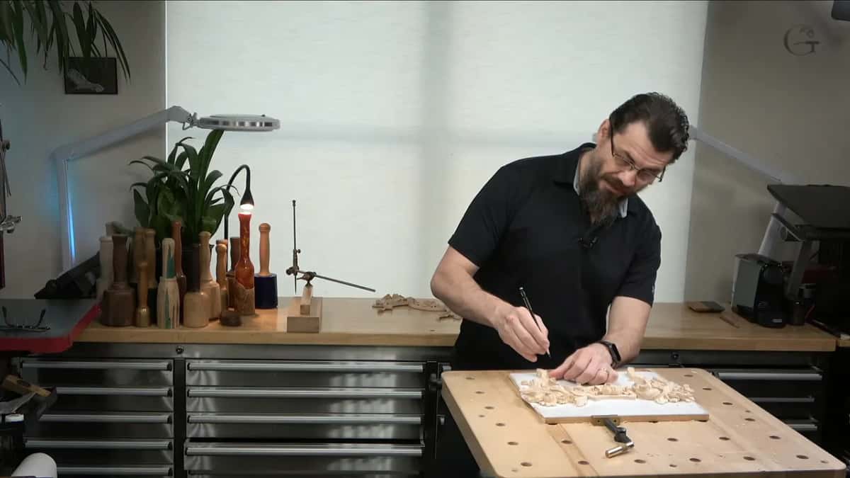 Marking the piece before a cut