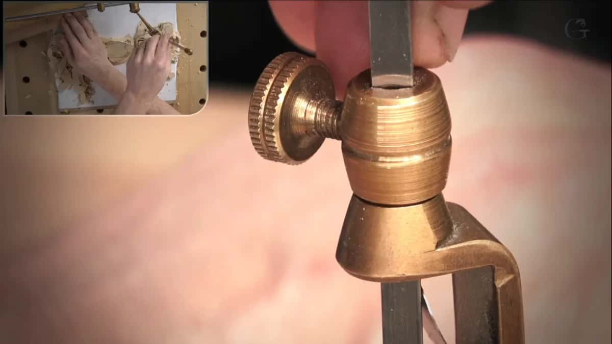 Drill mark reached exactly, the cut stopping at the bottom of the hole and nowhere deeper than that
