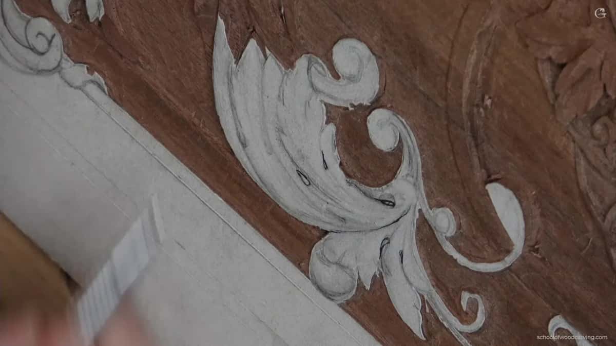 White marker beside the scrolls, two eyes located at last.