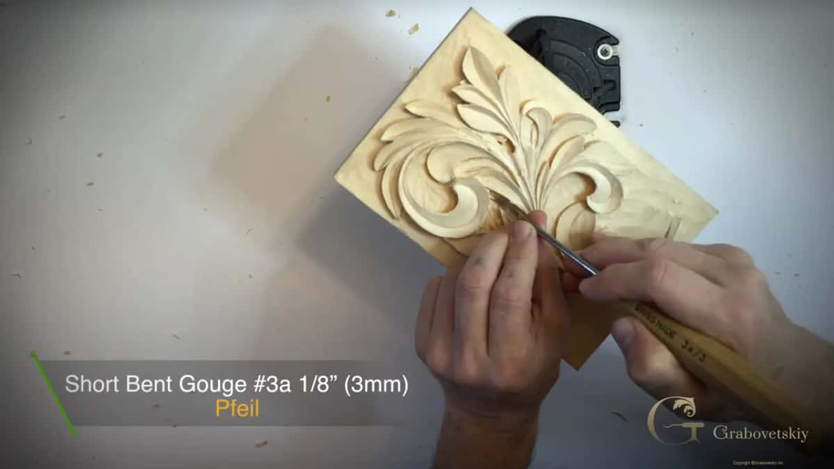 Card for the 3 mm (1/8 in) #3a