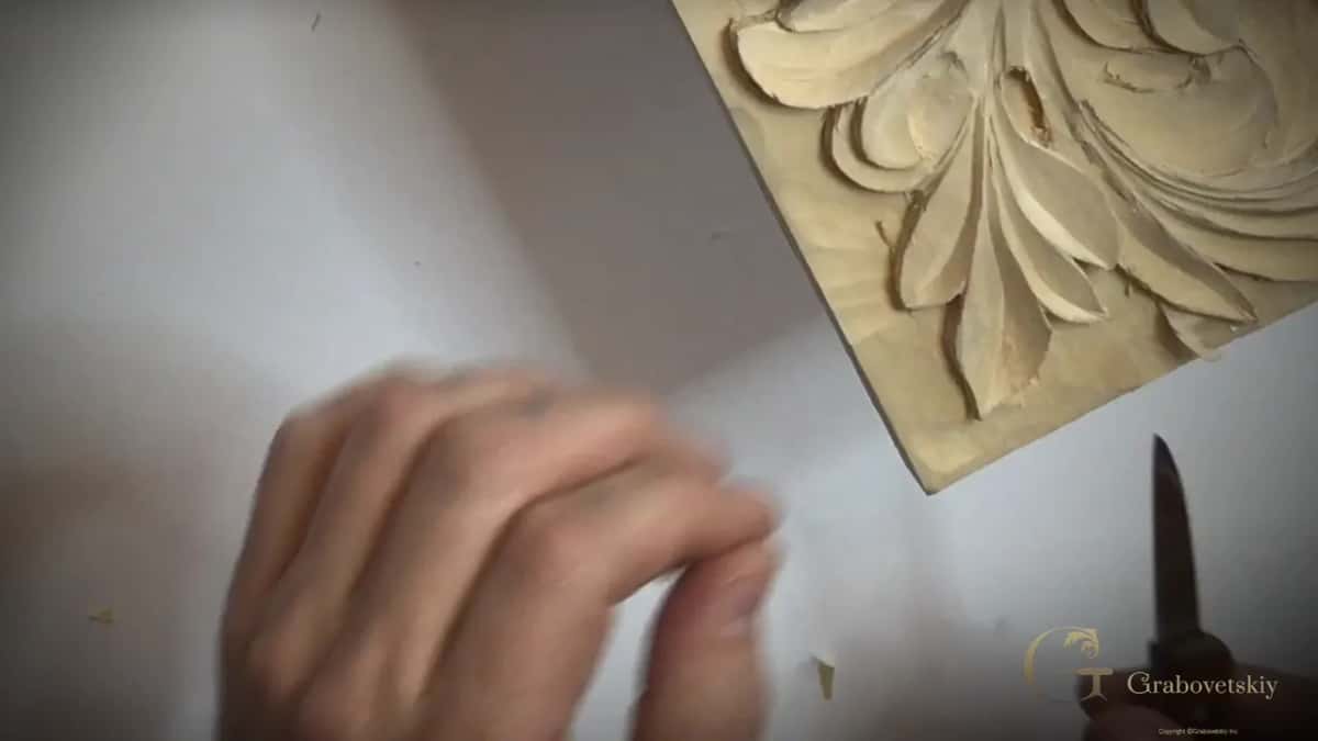 Band of shade along a whole edge