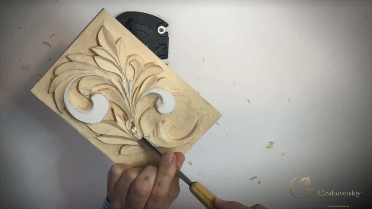 Last of the pattern peeled away