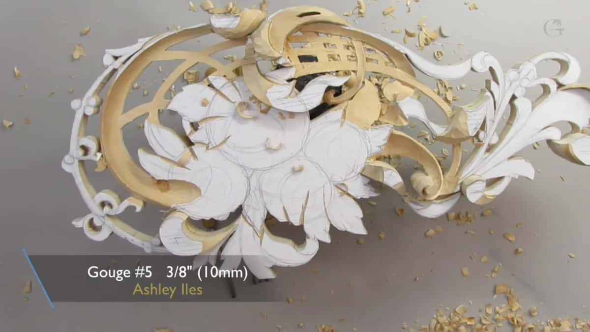Ashley Iles number 5, three eighths, named on screen