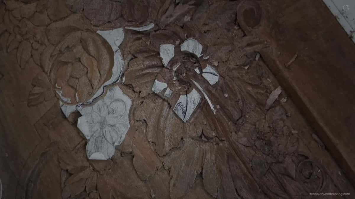 Petals set against each other.