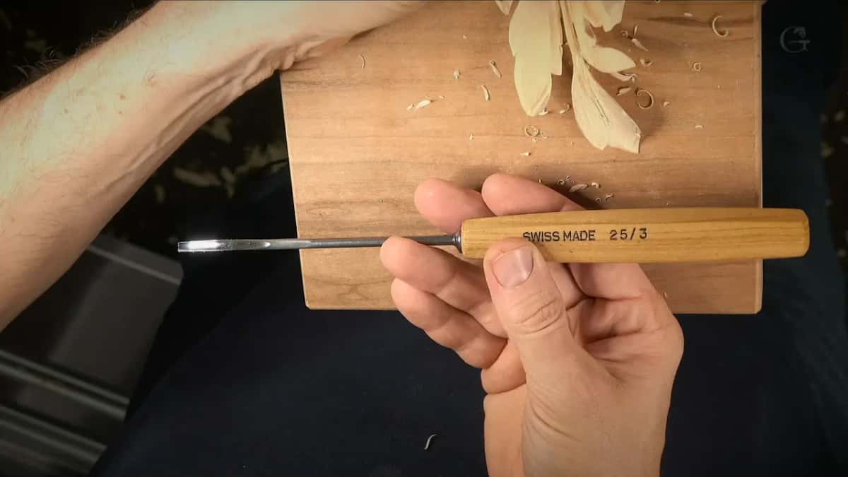Handle stamped SWISS MADE 25/3
