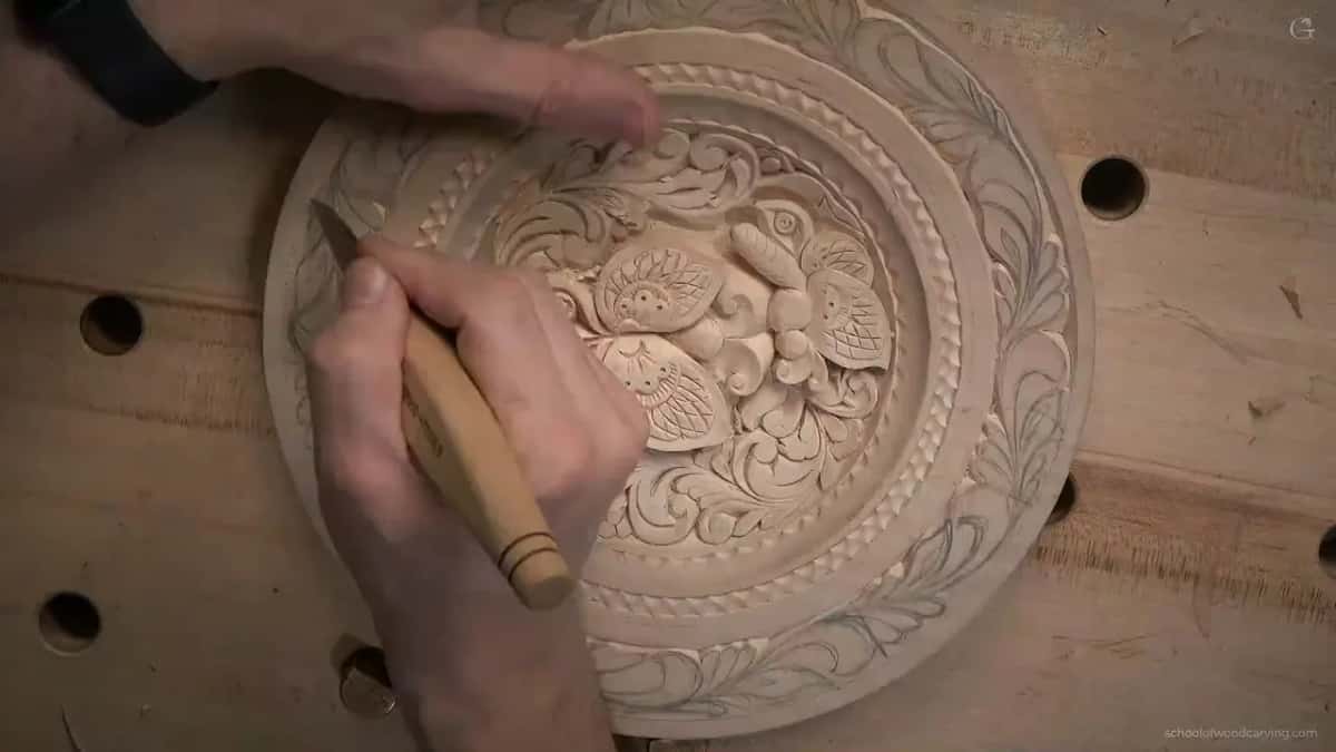 Next, the knife works the left side