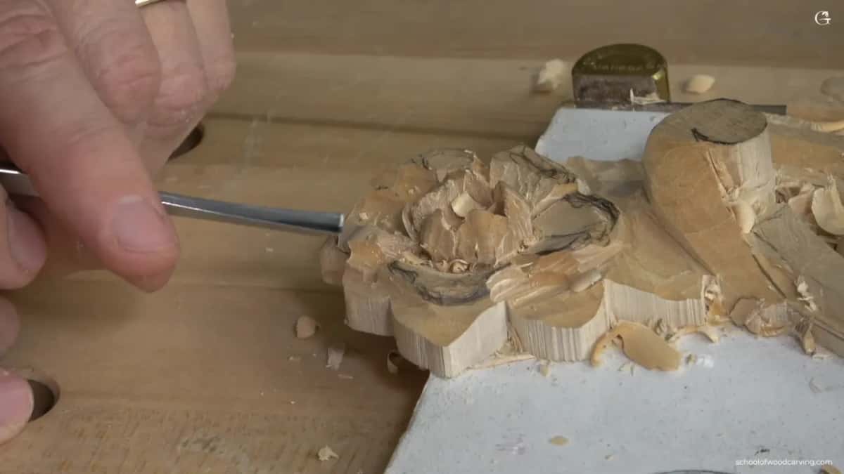 Blending away a hard spot.